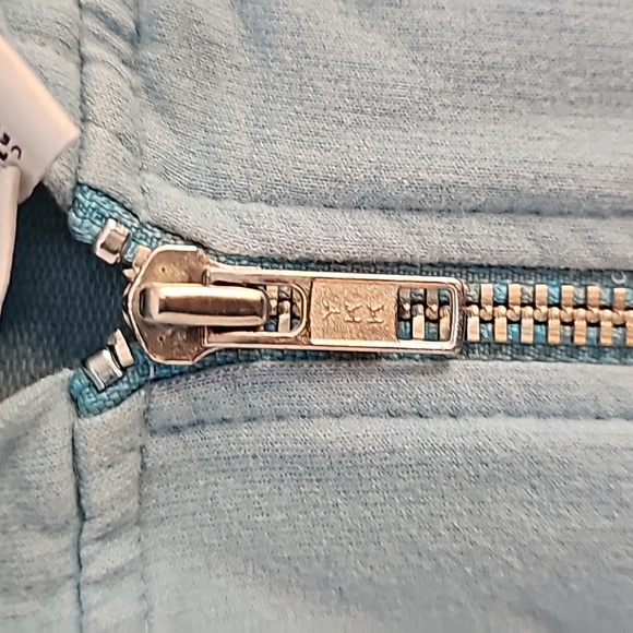 Atlantique Kids front zip hoodie size 5-6 100% Cotton Long Sleeve - Picture 4 of 16